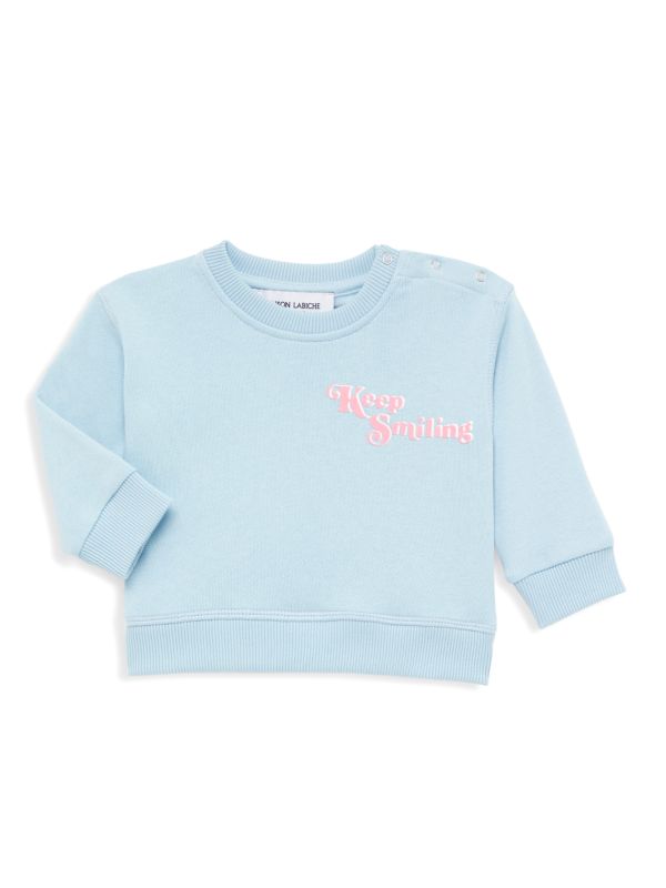 Maison Labiche Little Girl's & Girl's "Keep Smiling" Sweatshirt